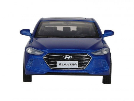 Фото Машина "АВТОПАНОРАМА" HYUNDAI ELANTRA, синий, 1/40, инерция, в/к 17,5*12,5*6,5 см | Инномарт