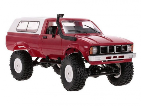 Фото Радиоуправляемая машина WPL пикап Hilux (красная) 4WD 2.4G 1/16 RTR | Инномарт