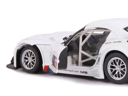 Фото Машина "АВТОПАНОРАМА" BMW Z4 GT3, белый, 1/24, свет, звук, в/к 24,5*12,5*10,5 см | Инномарт