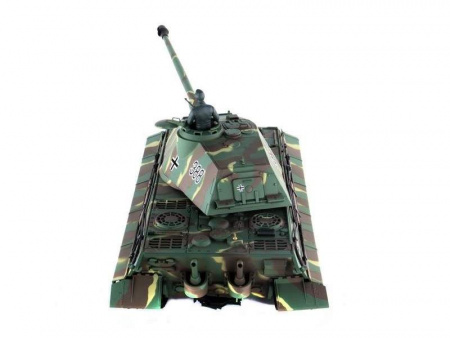 Фото Радиоуправляемый танк Heng Long King Tiger (башня Porsche) Original V6.0 2.4G 1/16 RTR | Инномарт