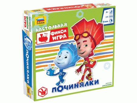 Фото Настольная игра ZVEZDA "Фиксики. Починялки", детская | Инномарт