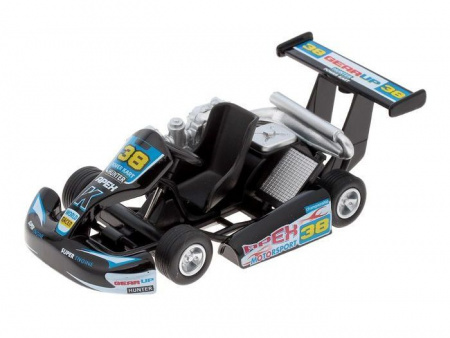 Фото Машина Kinsmart "Turbo Go Kart" инерция (1/12шт.) б/к | Инномарт