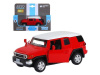 Фото Машина "АВТОПАНОРАМА" Toyota FJ Cruiser, красный, 1/43, инерция, в/к 17,5*12,5*6,5 см | Инномарт
