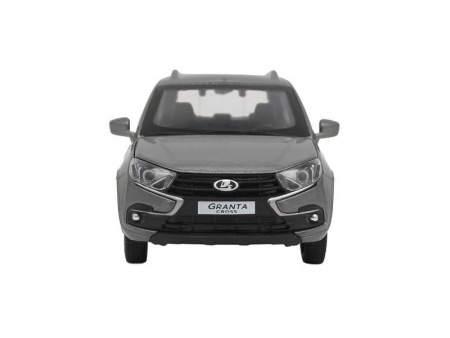 Фото Машина "АВТОПАНОРАМА" LADA GRANTA CROSS, серый, 1/24, свет, звук, инерция, в/к 24,5*12,5*10,5 см | Инномарт