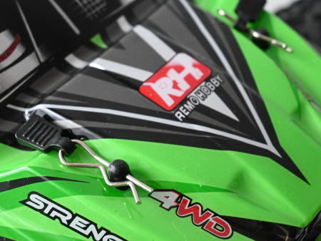 Фото Радиоуправляемый монстр Remo Hobby (зеленый) 4WD 2.4G 1/14 RTR | Инномарт