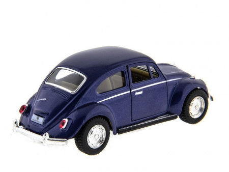 Фото Машина Kinsmart "Volkswagen Classical Beetle" инерция (1/12шт.) 1:32 б/к | Инномарт