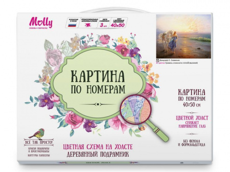 Фото Картина по номерам с цветной схемой 40х50 ДАНДОРФ О. ЗНАМЕНИЕ (37 цветов) | Инномарт