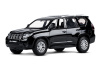 Машина "АВТОПАНОРАМА" Land Cruiser Prado, 1/24, черный, свет, звук, в/к 24,5х12,5х10,5 см