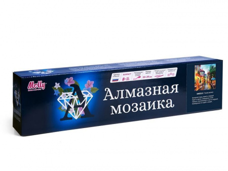 Фото Картина мозаикой 30х30 ТИХАЯ УЛОЧКА (квадрат) (40 цветов) | Инномарт