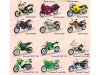 Мотоцикл Motormax 1:18 BMW и Kawasaki в ассортименте 76201 в/к