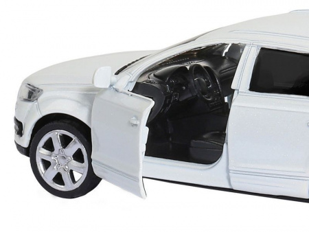 Фото Машина "АВТОПАНОРАМА" Audi Q7, белый, 1/43, инерция, в/к 17,5*12,5*6,5 см | Инномарт