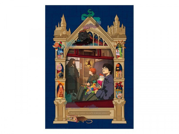 Пазл Ravensburger "Гарри Поттер. По дороге в Хогвартс", 1000 эл | Инномарт