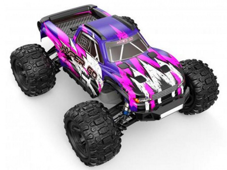 Фото Радиоуправляемый монстр MJX Hyper Go H16H (фиолетовый) 4WD 2.4G LED GPS 1/16 RTR | Инномарт