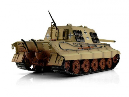 Фото Радиоуправляемый танк Torro Jagdtiger (Metal Edition) 1/16, ИК-пушка V3.0 2.4G RTR | Инномарт