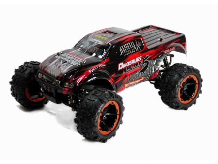 Фото Радиоуправляемый монстр Remo Hobby Dinosaurs Master TWINS MOTOR UPGRADE (красный) 4WD 2.4G 1/8 RTR | Инномарт