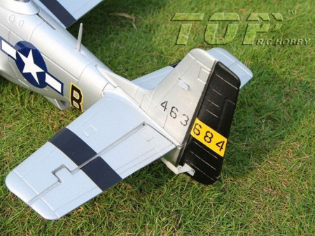 Фото Радиоуправляемый самолет Top RC P-51D Pro желтый 750мм flight controller PNP | Инномарт
