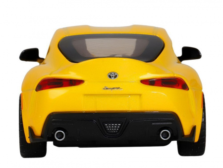 Фото Машина "АВТОПАНОРАМА" Toyota Supra [US], 1/31, желтый, откр. двери, свет, звук, в/к 18*9*13,5 см | Инномарт