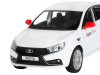 Фото Машина "АВТОПАНОРАМА" Яндекс.Такси LADA VESTA, белый, 1/24, в/к 24,5*12,5*10,5 см | Инномарт