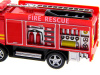 Фото Машина Kinsmart Пожарная машина Rescue Fire Engine инерция (1/12шт.) б/к | Инномарт
