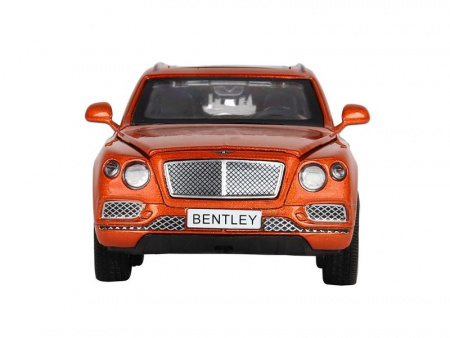 Фото Машина "АВТОПАНОРАМА" Bentley Bentayga, оранжевый, 1/34, свет, звук, инерция, в/к 17,5*13,5*9 см | Инномарт