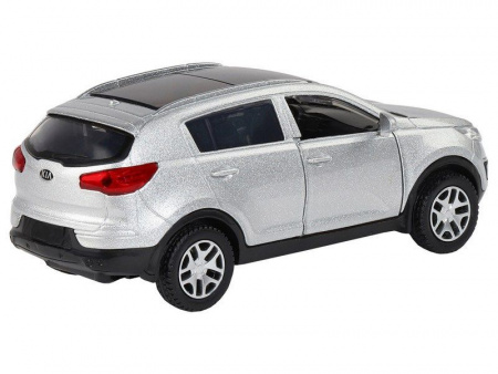 Фото Машина "АВТОПАНОРАМА" KIA SPORTAGE R, серебряный, 1/39, инерция, в/к 17,5*12,5*6,5 см | Инномарт