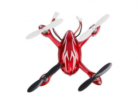 Фото Р/У квадрокоптер Hubsan X4 HD камера 2.4G (красно-серебристый) | Инномарт