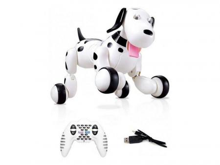 Фото Радиоуправляемая робот-собака HappyCow Smart Dog 2.4G (черная) | Инномарт