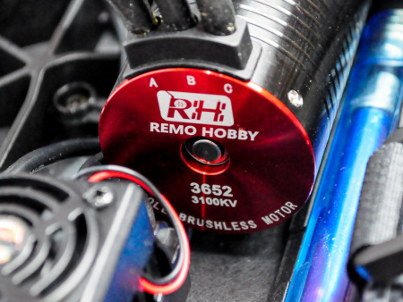 Фото Радиоуправляемый монстр Remo Hobby Dinosaurs Master Brushless (синий) 4WD 2.4G 1/8 RTR | Инномарт