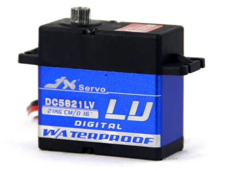 Фото Сервомашинка цифровая JX Servo DC5821LV (58г/21.8/0.16/6V) влагозащищенная | Инномарт