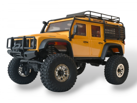 Фото Радиоуправляемый краулер Remo Hobby OFF-ROAD (желтый) 4WD 2.4G 1/18 RTR | Инномарт