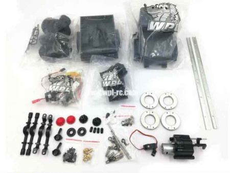 Фото Радиоуправляемая машина WPL военный грузовик (серый) 4WD 2.4G 1/16 KIT | Инномарт