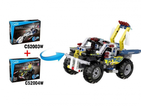 Фото Конструктор CaDA Technic квадроцикл совместим с C52003W, инерционный (164 детали) | Инномарт