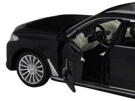 Фото Машина "АВТОПАНОРАМА" BMW X7, черный, 1/32, свет, звук, инерция, в/к 17,5*13,5*9 см | Инномарт