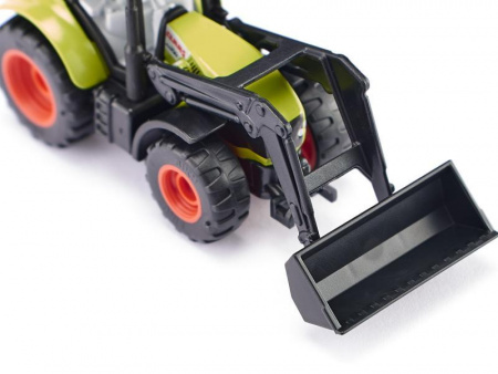 Фото Трактор Siku 1392 Claas Axion с фронтальным погрузчиком | Инномарт