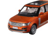Фото Машина "АВТОПАНОРАМА" 2013 Range Rover, оранжевый, 1/34, свет, звук, инерция, в/к 17,5*13,5*9 см | Инномарт