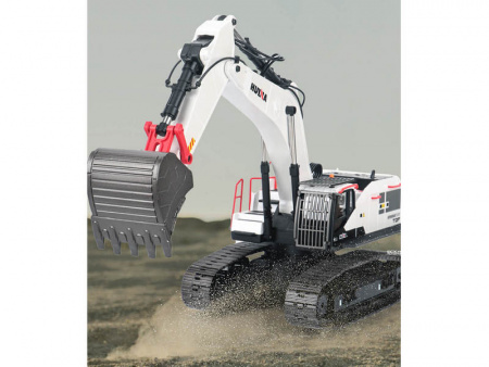 Фото Радиоуправляемый экскаватор HUI NA TOYS, серый 2.4G 22CH 1/14 RTR | Инномарт