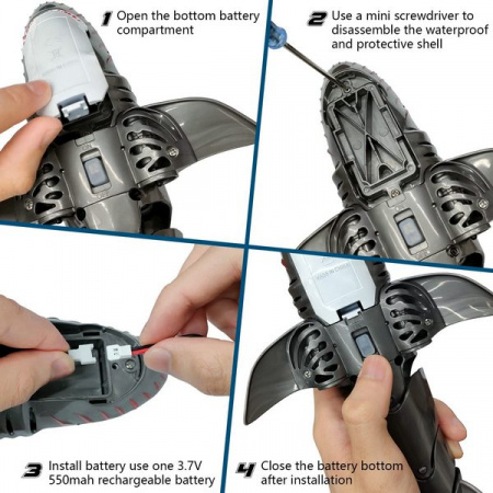 Фото Радиоуправляемый робот-акула Volantex RC 2.4G 4ch LiPo RTR | Инномарт