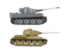 Фото Радиоуправляемый танковый бой Torro Т34/85 и Tiger 1 1/30, RTR | Инномарт