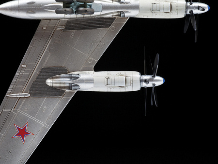 Фото Сборная модель ZVEZDA Российский стратегический бомбардировщик-ракетоносец Ту-95МС, 1/144 | Инномарт