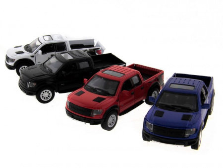 Фото Машина Kinsmart 1:46 Ford F-150 SVT Raptor Supercrew в асс. инерция (1/12шт.) б/к | Инномарт