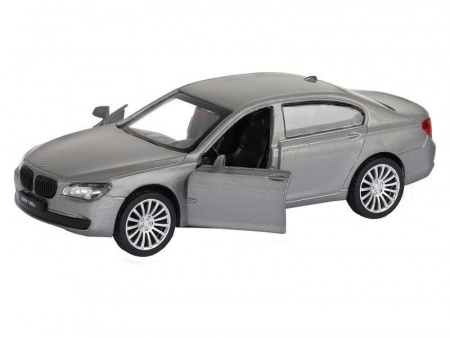 Фото Машина "АВТОПАНОРАМА" BMW 760 LI, серый, 1/46, инерция, в/к 17,5*12,5*6,5 см | Инномарт
