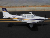 Фото Радиоуправляемый самолет Top RC ST Beechcraft Bonanza A36 фиолетовый 1280мм (шасси) PNP | Инномарт