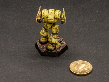 Фото Сборная модель Red Iron Models Миниатюра для настольных игр боевой робот «Грозный», 1/285 | Инномарт