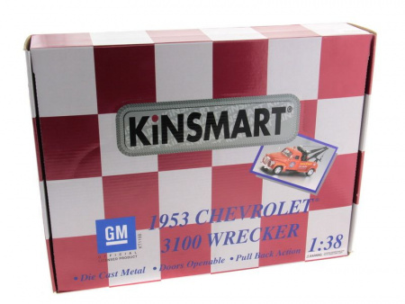 Фото Машина Kinsmart 1953 Chevrolet 3100 Wreckler инерция (1/12шт.) 1:38 б/к | Инномарт