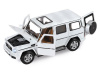 Фото Машина "АВТОПАНОРАМА" Mercedes-Benz G350d, белый, 1/32, свет, звук, инерция, в/к 18*9*13,5 см | Инномарт