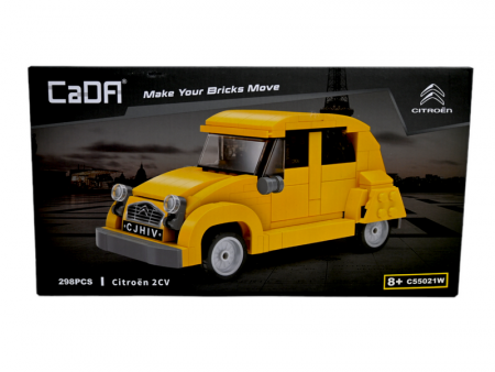 Фото Конструктор CaDA ретроавтомобиль Citroen 2CV 1/24 (298 деталей) | Инномарт