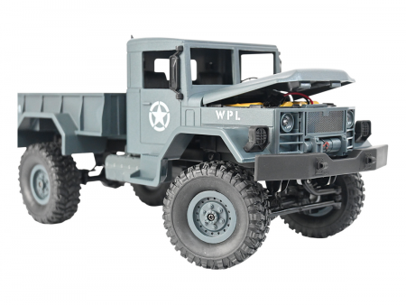 Фото Радиоуправляемая машина WPL B-14R военный грузовик (серый) 1/16 2.4G RTR | Инномарт