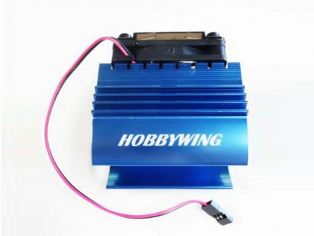 Фото Радиатор двигателя с вентилятором Hobbywing Fan-COMBO C4 (вентилятор 5010+ радиатор 4465) | Инномарт