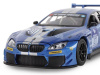 Фото Машина "АВТОПАНОРАМА" BMW M6 GT3, синий, 1/24, свет, звук, в/к 24,5*12,5*10,5 см | Инномарт