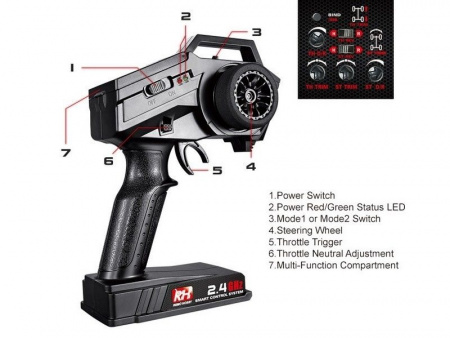 Фото Передатчик на 2,4G для Remo Hobby 1/8 V2.5 | Инномарт